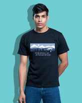 chander pahar | Bong Graphic Tees | black